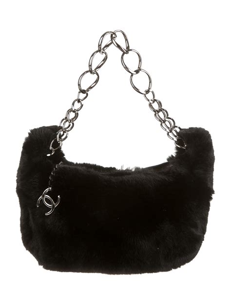 chanel bag with fur|second hand fur chanel bags.